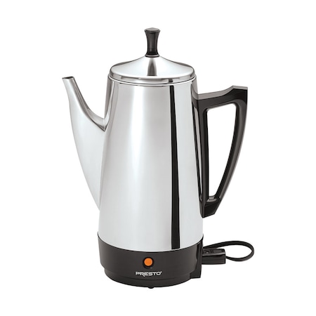 National Presto Presto 12 cups Silver Percolator 02811